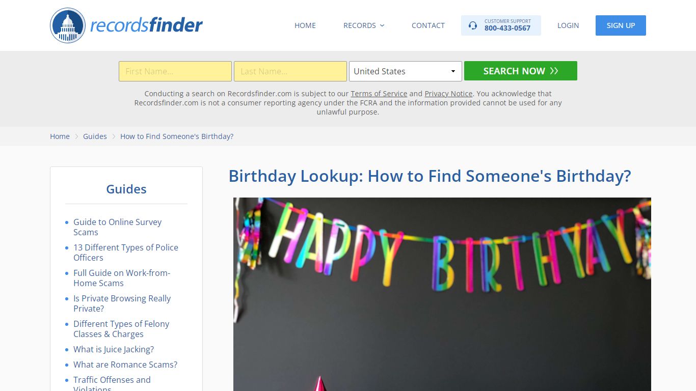 How to Find out Someone’s Birthday? - RecordsFinder